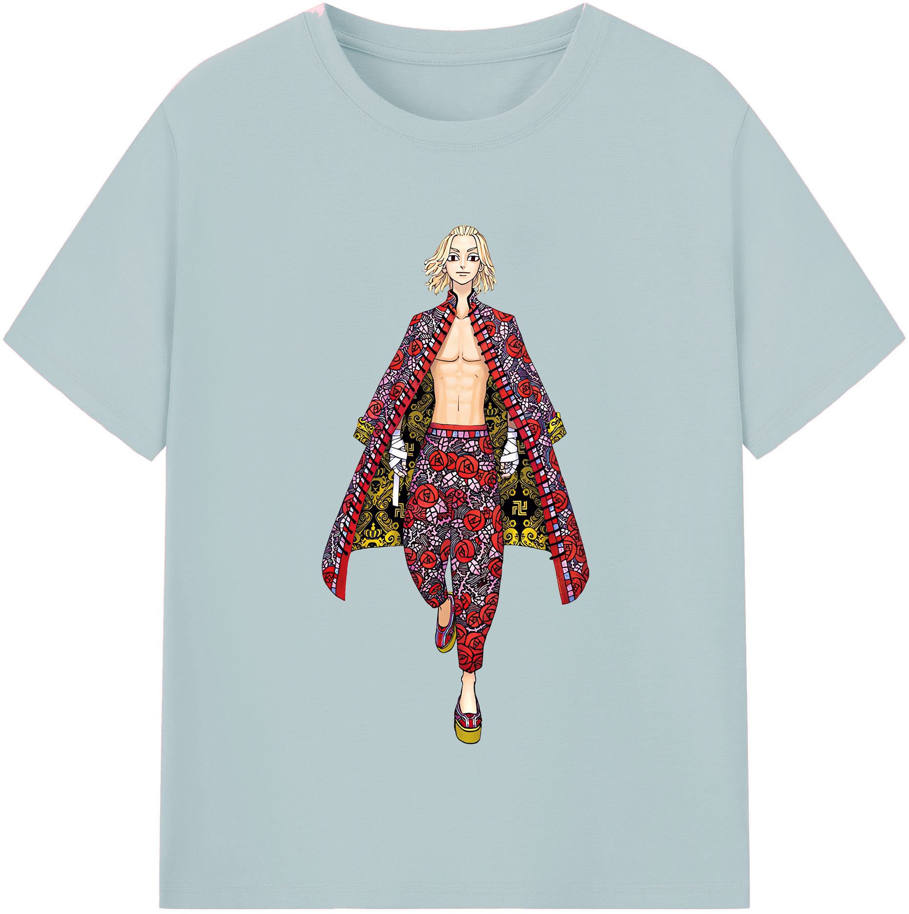 （画像用） 東京リベンジャーズ Tokyo Revengers 綿100％半袖Tシャツ（フロントプリント）